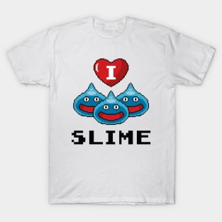 I Love Slime Pixel Art T-Shirt